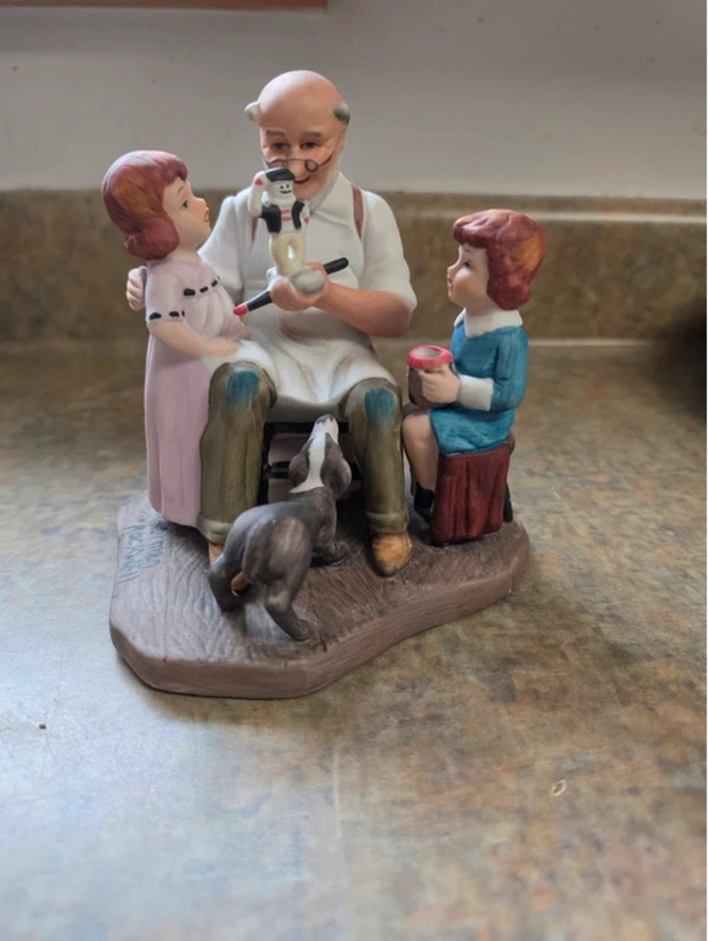 Vintage Norman Rockwell "The Toymaker"